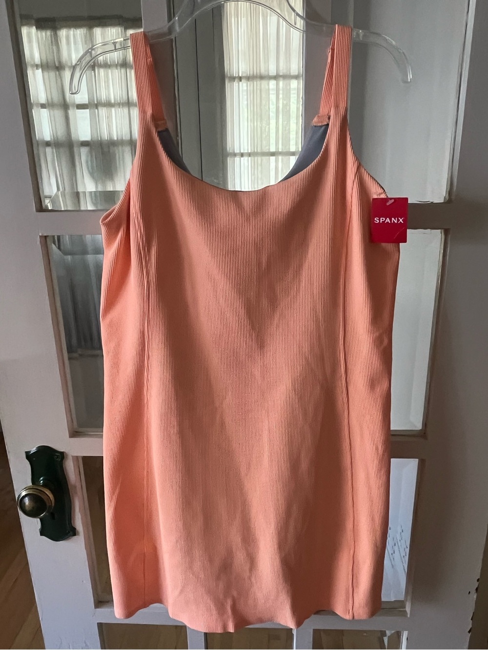 SPANX Melon Sorbet Straight Fit Rib Dress - Size XL